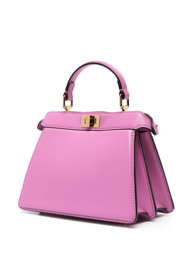 Pink Small Peekaboo Tote Bag