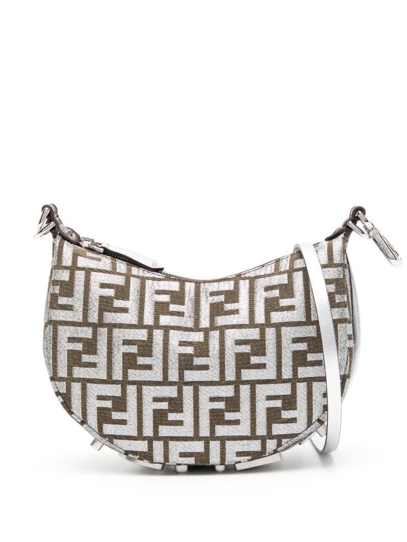 Silver Fendigraphy Mini Shoulder Bag