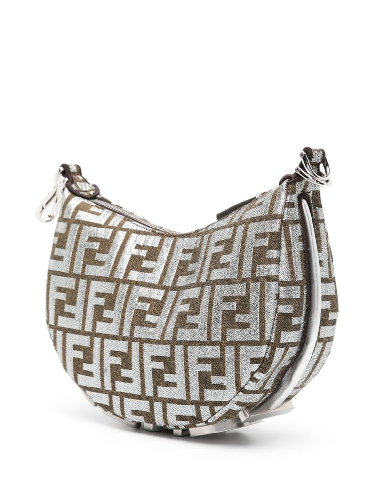 Silver Fendigraphy Mini Shoulder Bag