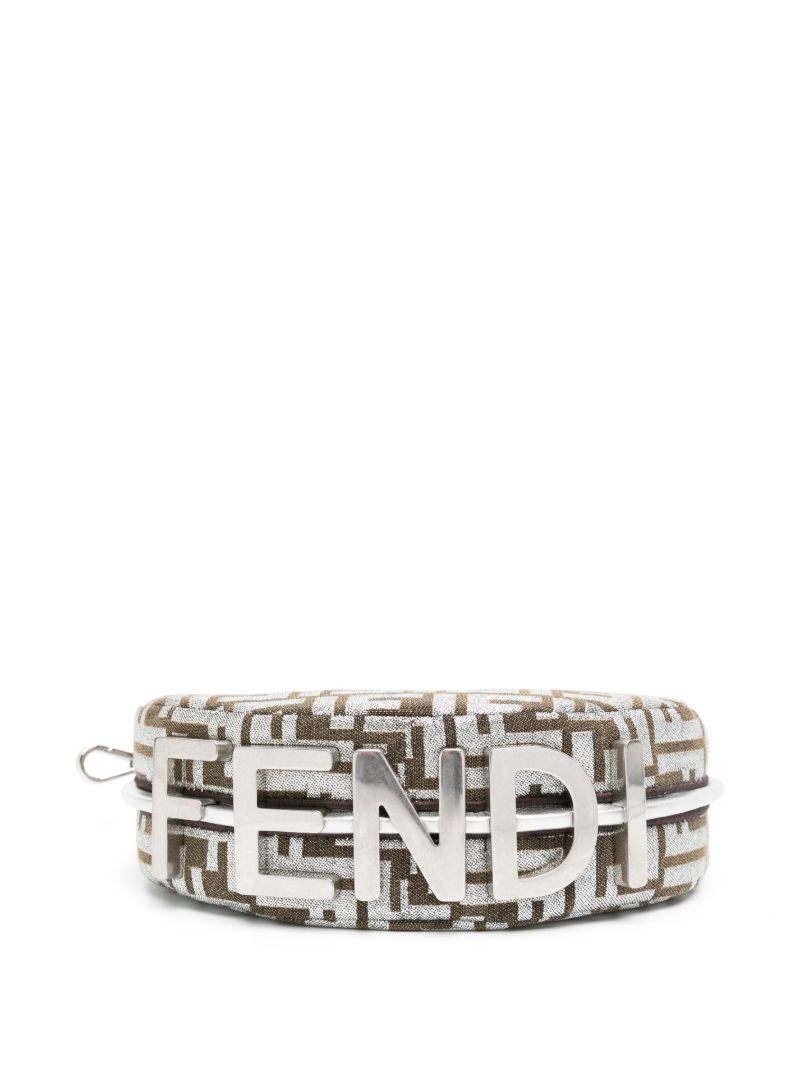 Silver Fendigraphy Mini Shoulder Bag