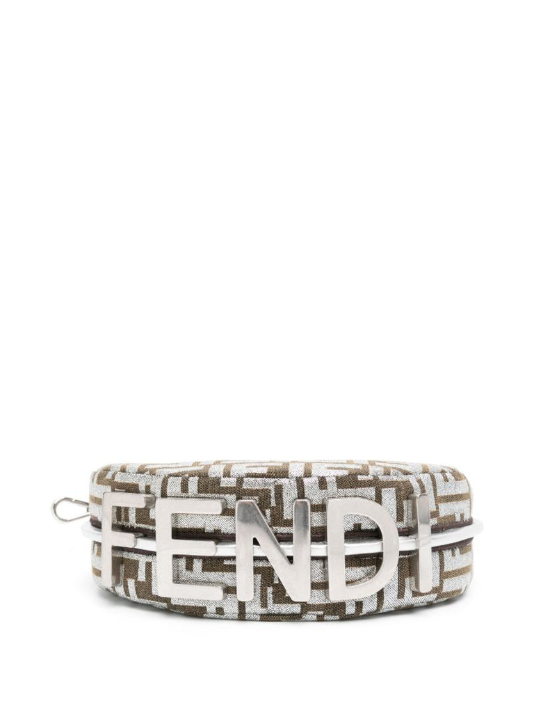 Silver Fendigraphy Mini Shoulder Bag