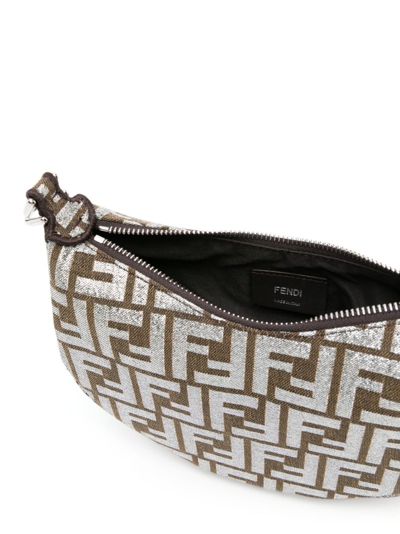 Silver Fendigraphy Mini Shoulder Bag