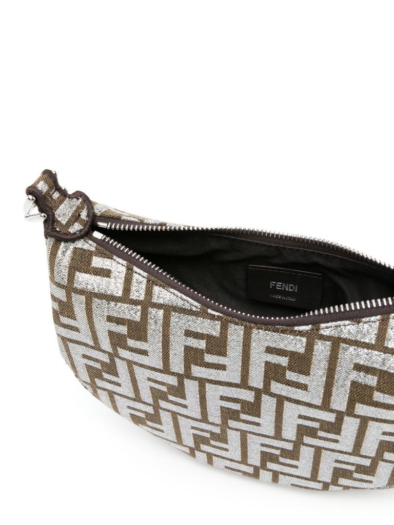 Silver Fendigraphy Mini Shoulder Bag