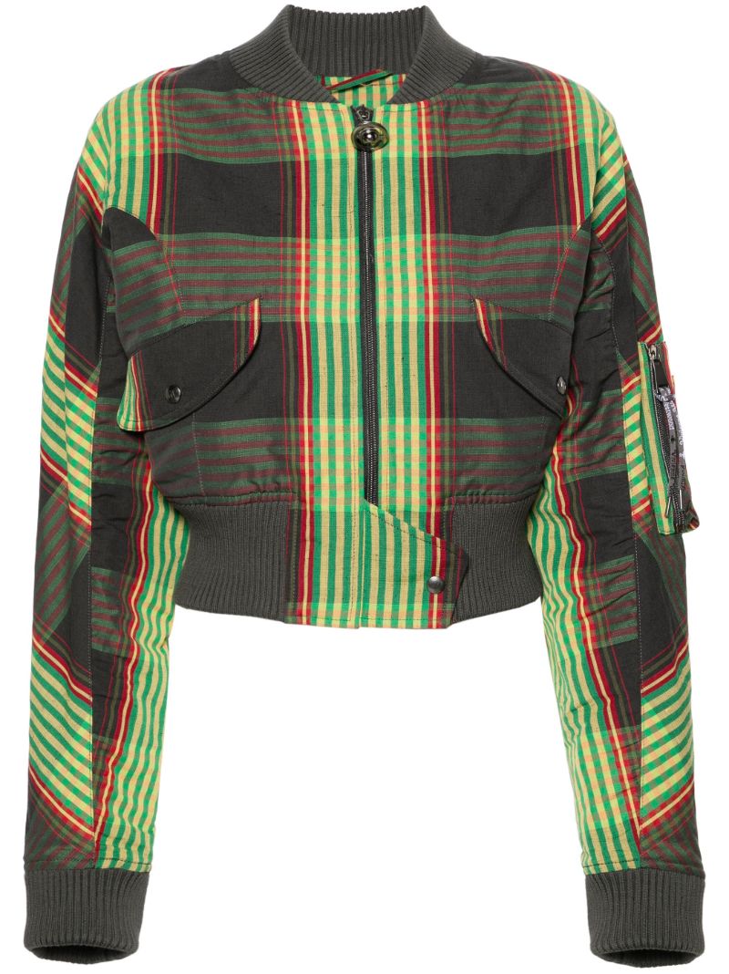 Green Cynthia Bomber Jacket