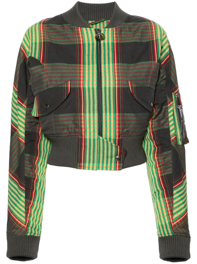 Green Cynthia Bomber Jacket