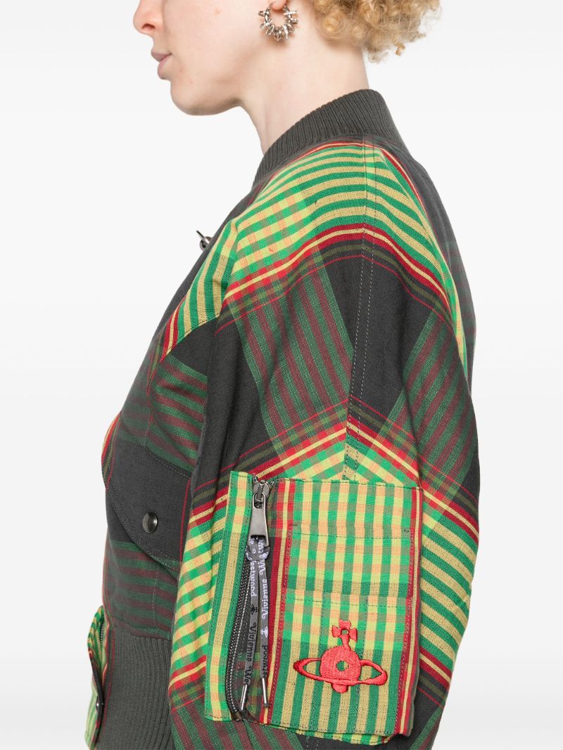 Green Cynthia Bomber Jacket