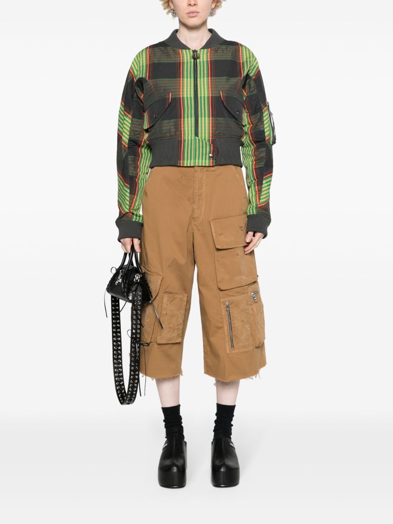 Green Cynthia Bomber Jacket