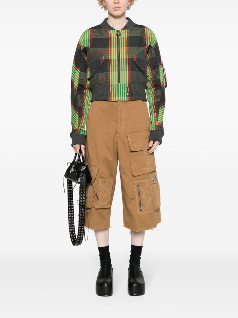 Green Cynthia Bomber Jacket