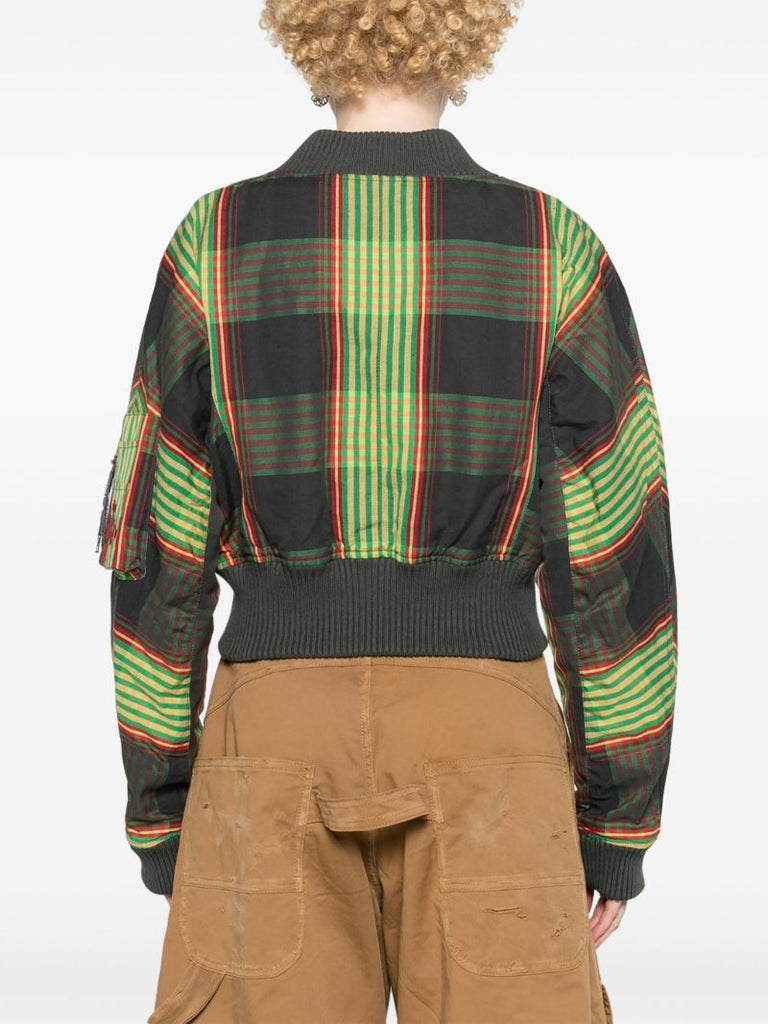 Green Cynthia Bomber Jacket