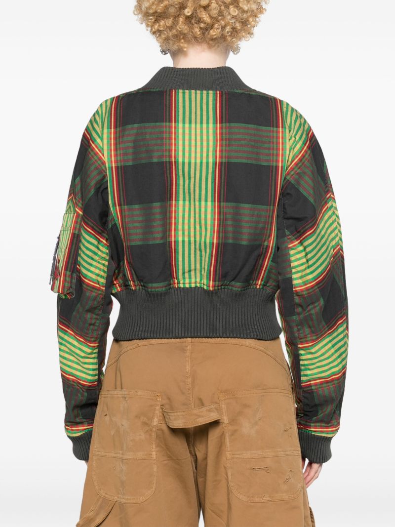 Green Cynthia Bomber Jacket
