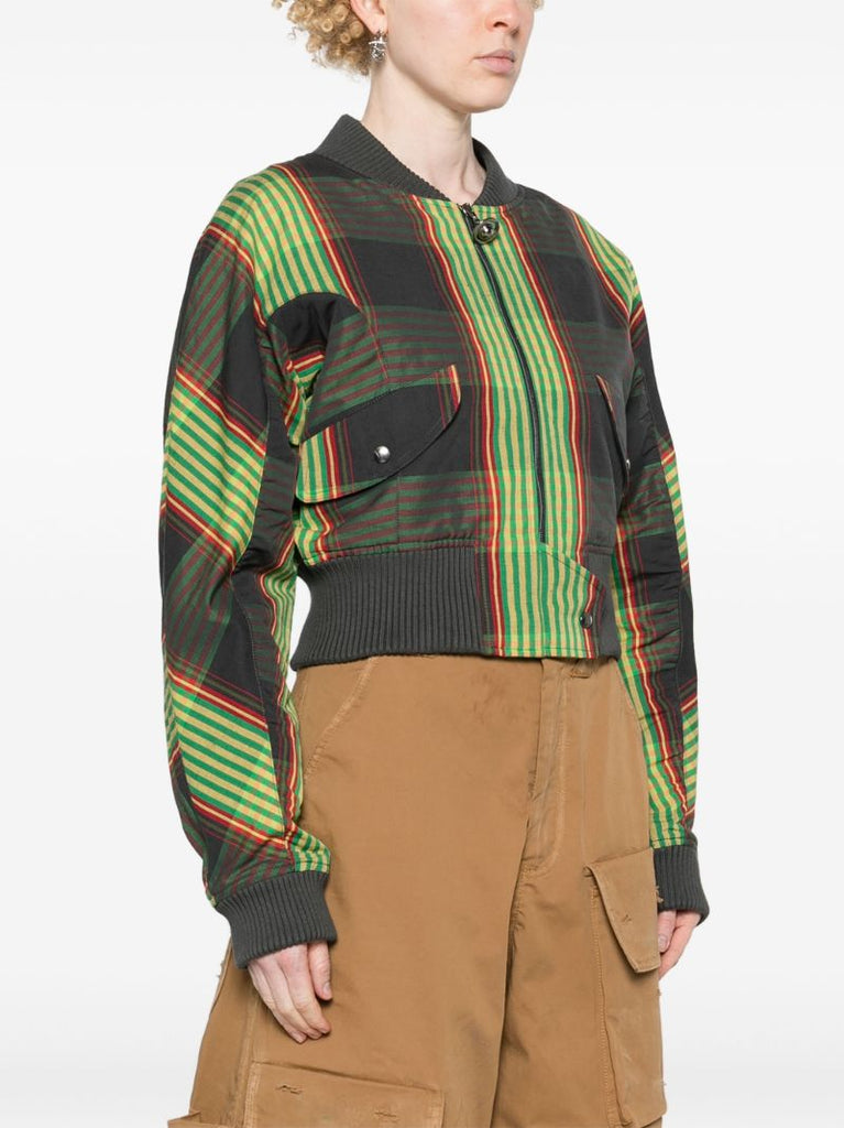 Green Cynthia Bomber Jacket