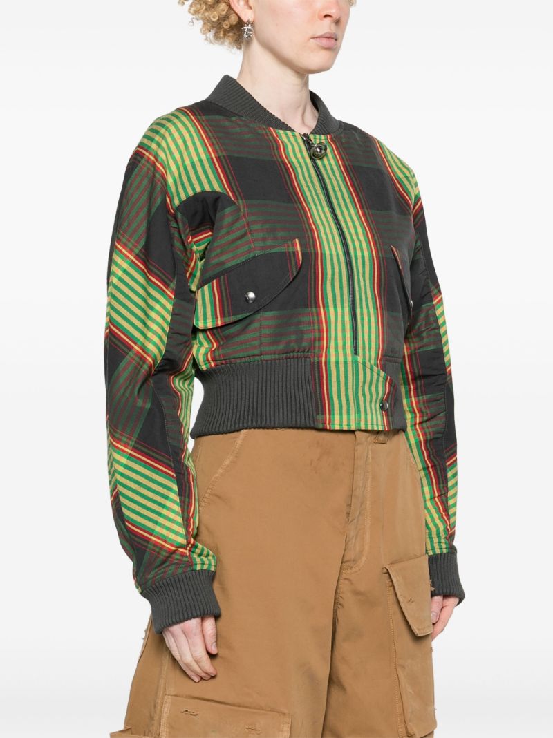 Green Cynthia Bomber Jacket