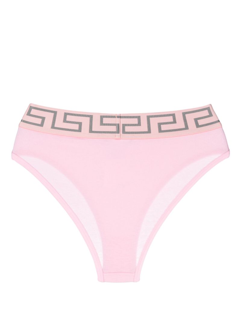 Pink Greca-print Briefs