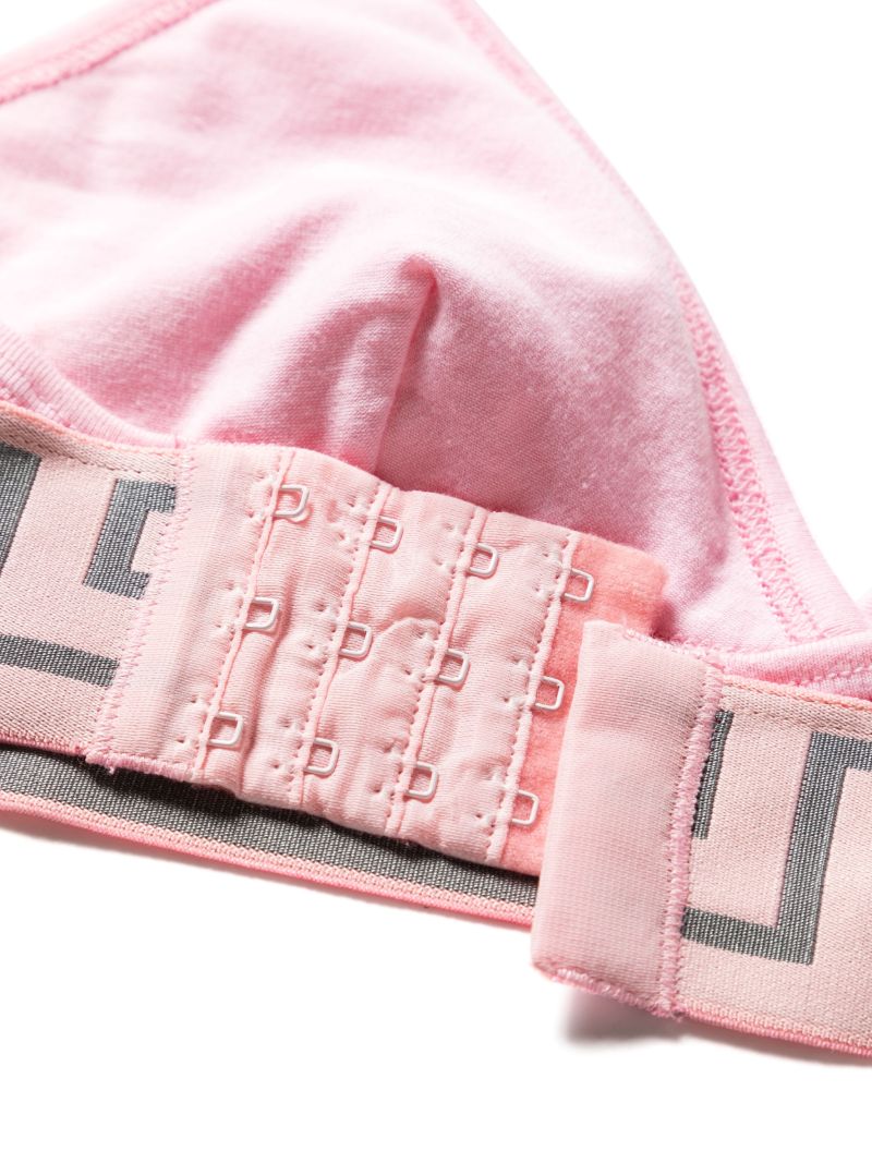 Pink Greca Underband Cotton Bra