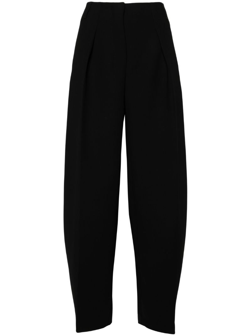 Black Le Pantalon Ovalo Tapered Trousers