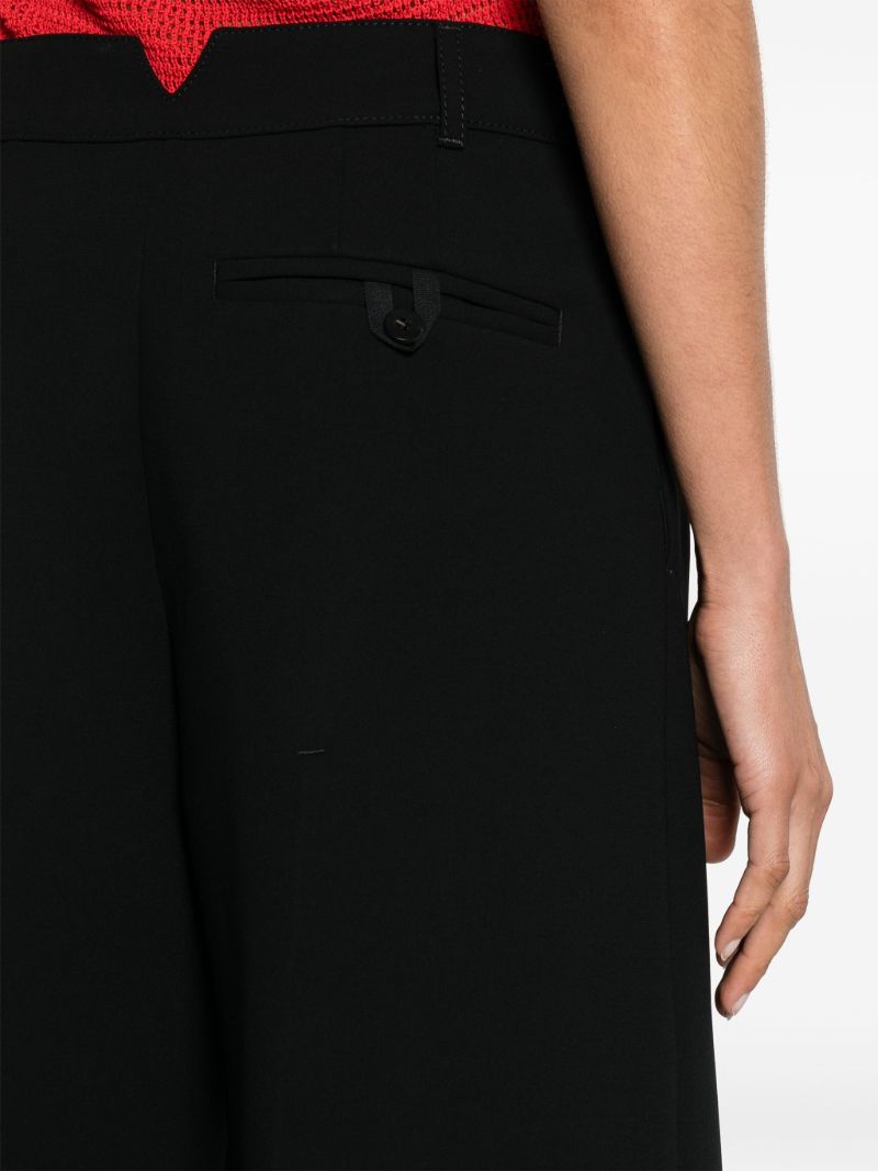 Black Le Pantalon Ovalo Tapered Trousers