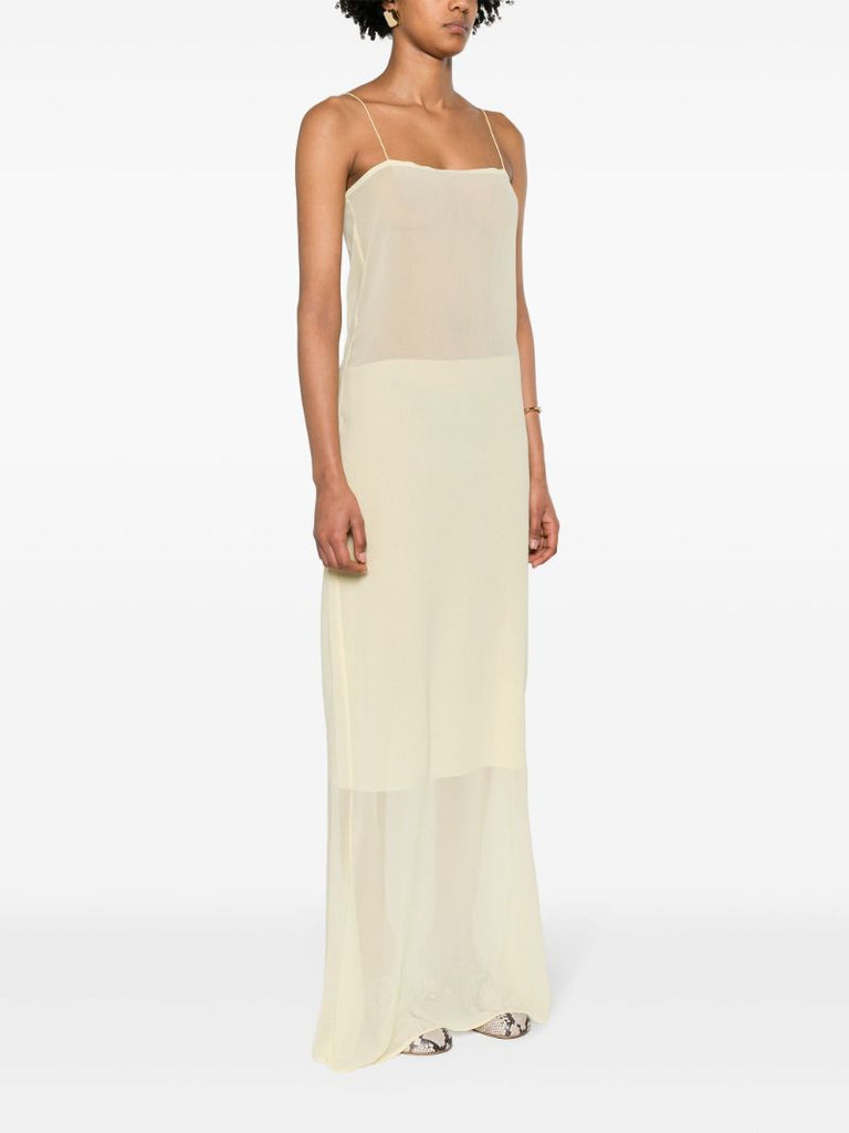 Yellow La Robe Brezza Mousseline Slip Dress