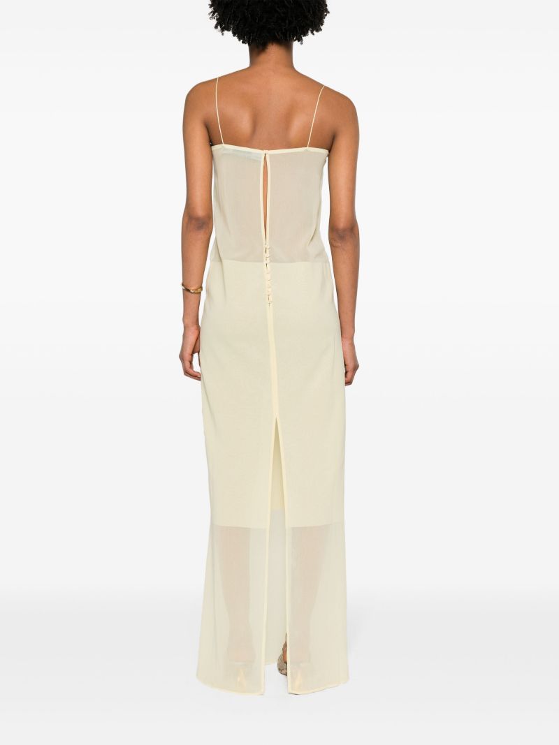 Yellow La Robe Brezza Mousseline Slip Dress