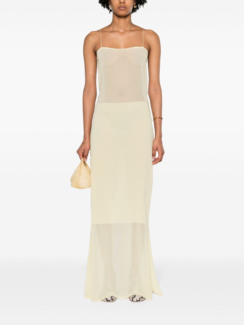 Yellow La Robe Brezza Mousseline Slip Dress