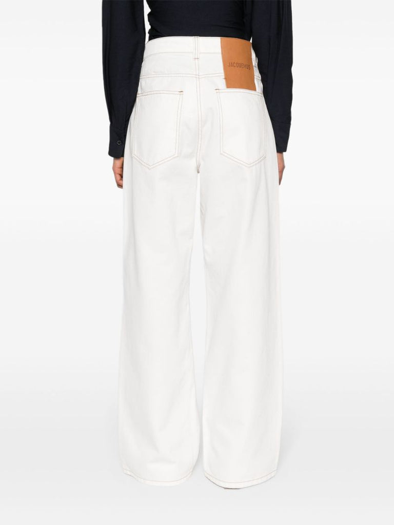White La De NÃ_x0083_Â®mes Organic Cotton Jeans