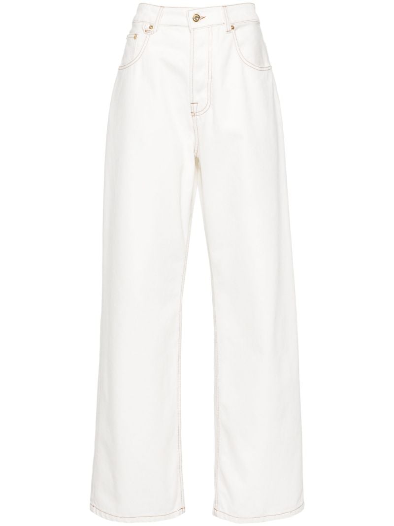White La De NÃ_x0083_Â®mes Organic Cotton Jeans