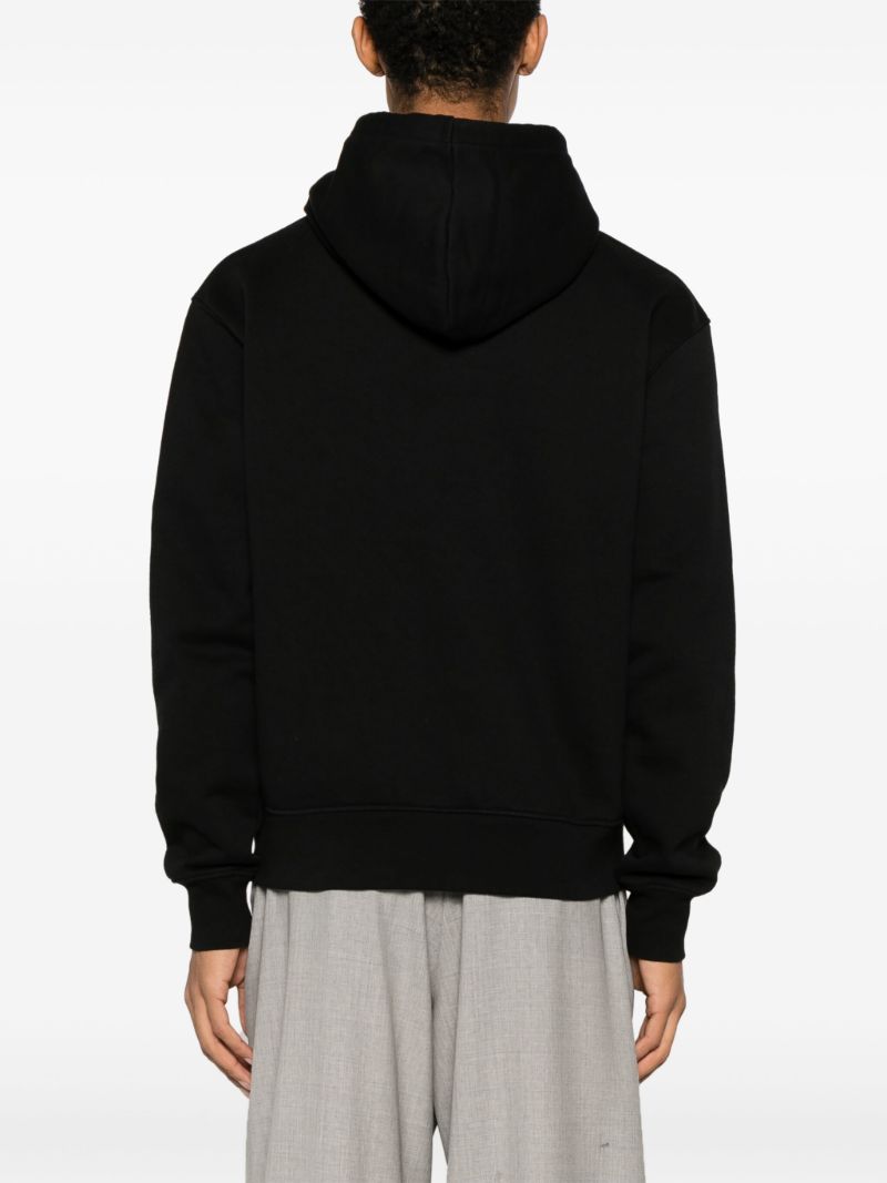 Black Le Sweatshirt Cotton Hoodie