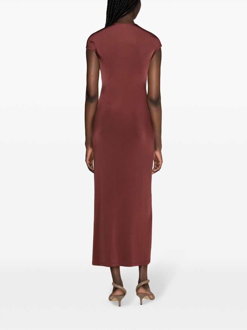 Red Mali Twisted Maxi Dress