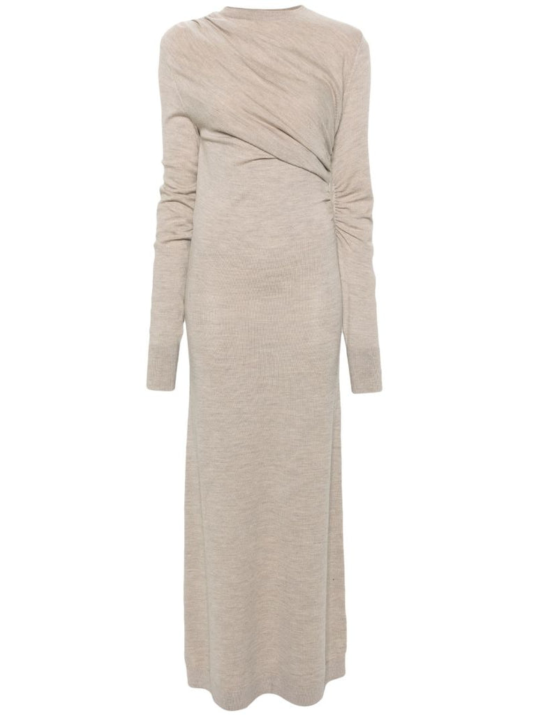 Brown Alice Merino Maxi Dress