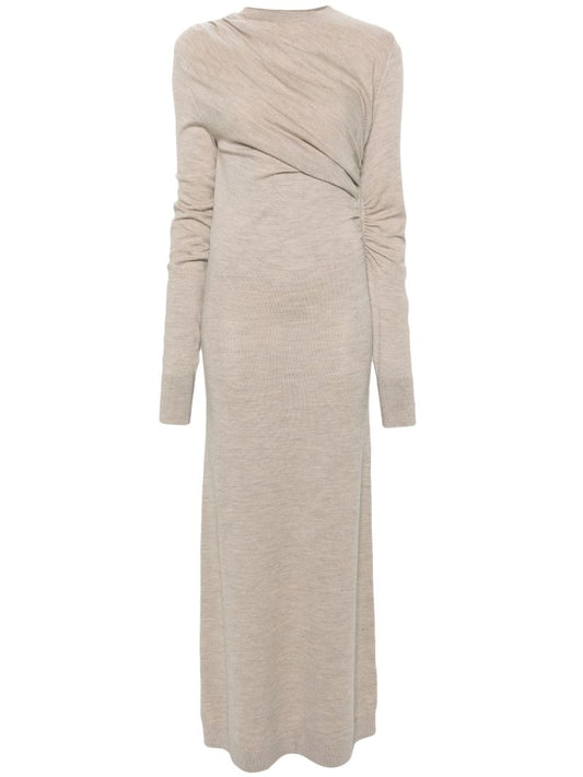 Brown Alice Merino Maxi Dress