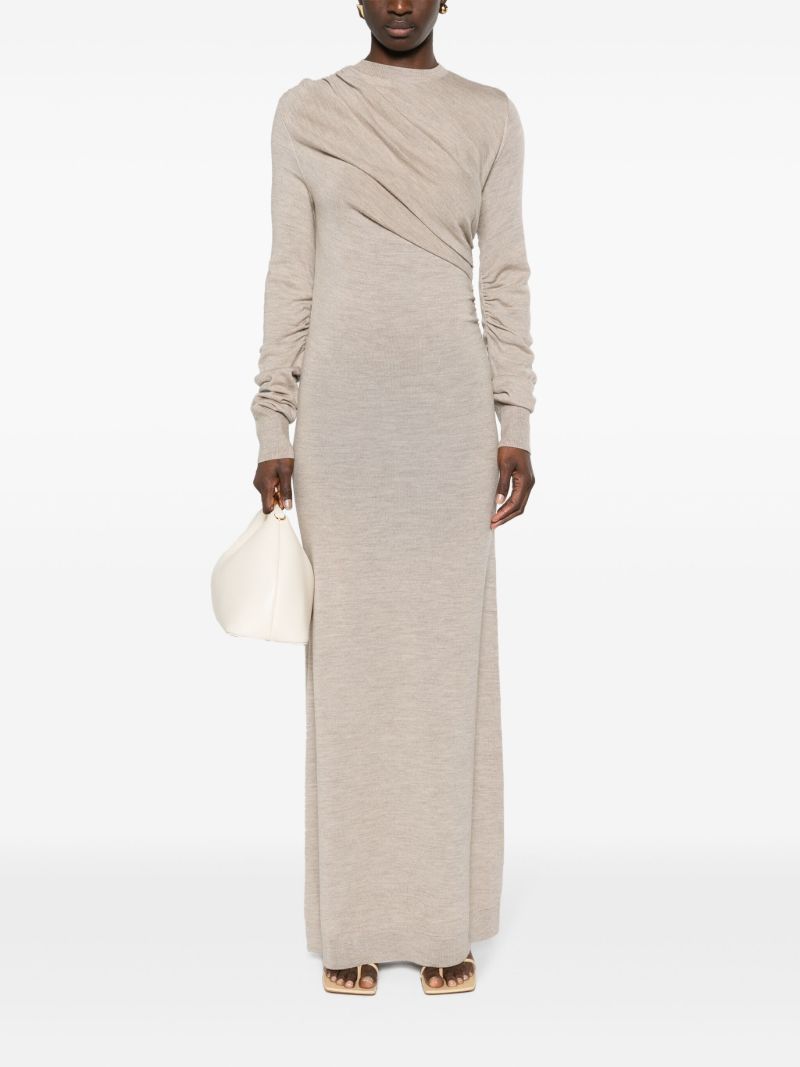 Brown Alice Merino Maxi Dress