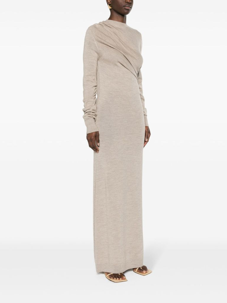 Brown Alice Merino Maxi Dress