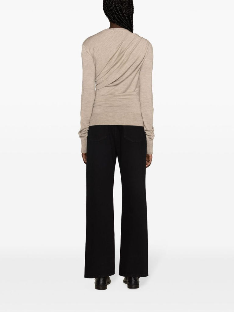 Black Sade High-rise Straight-leg Jeans