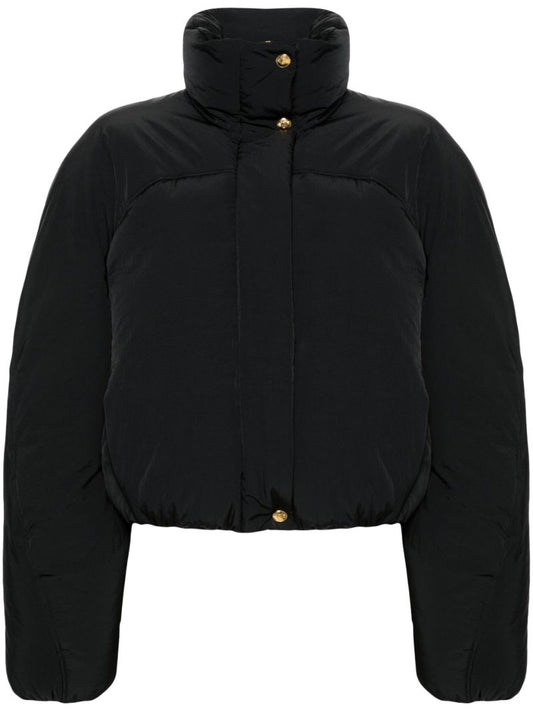 Black La Doudone Courte Caraco Quilted Jacket