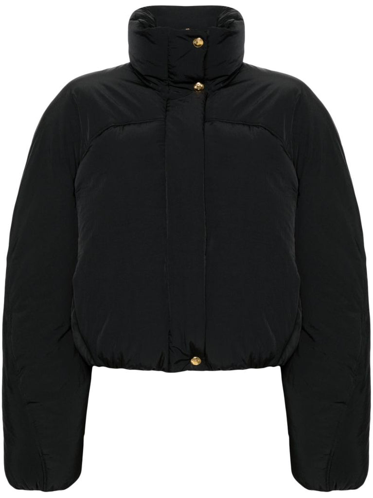 Black La Doudone Courte Caraco Quilted Jacket
