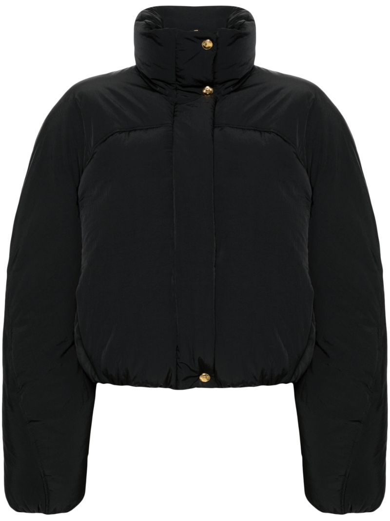Black La Doudone Courte Caraco Quilted Jacket
