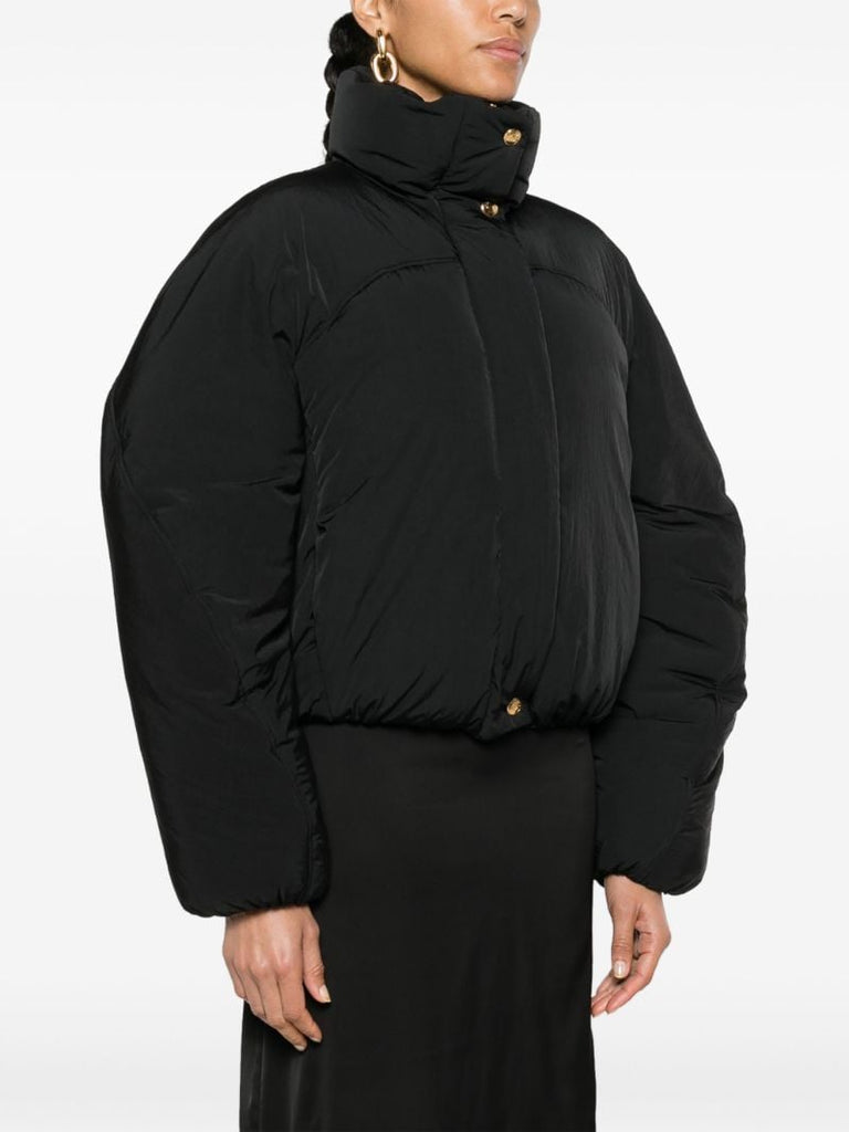 Black La Doudone Courte Caraco Quilted Jacket