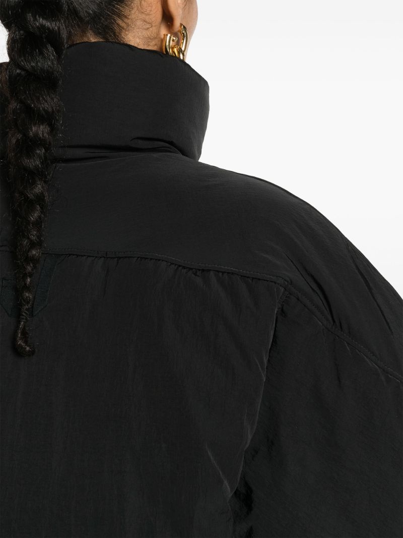 Black La Doudone Courte Caraco Quilted Jacket