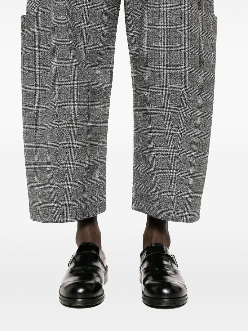 Grey Malay Wide-leg Trousers