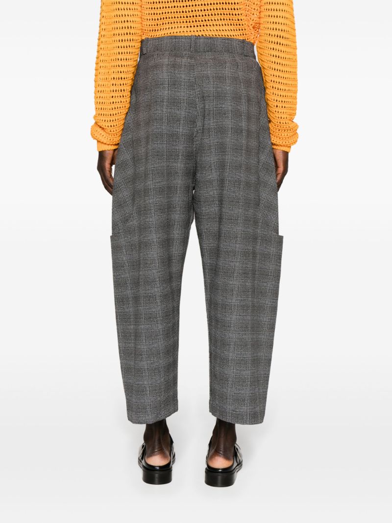 Grey Malay Wide-leg Trousers