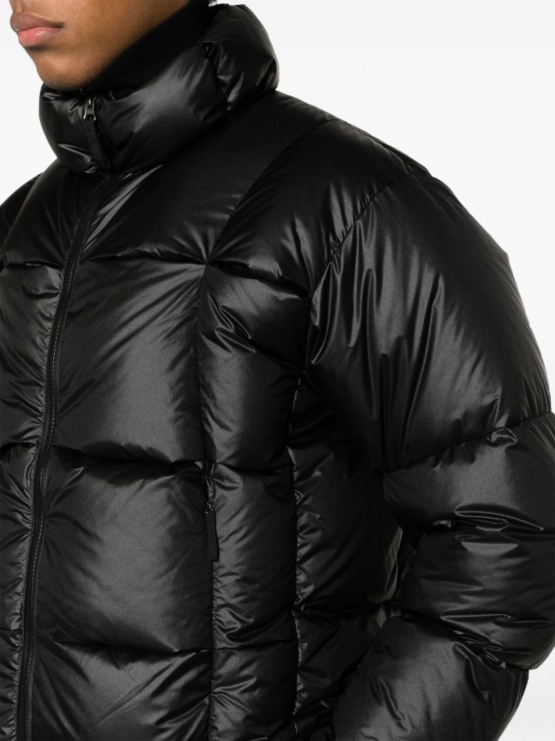 Black Stand-up Neck Down Jacket