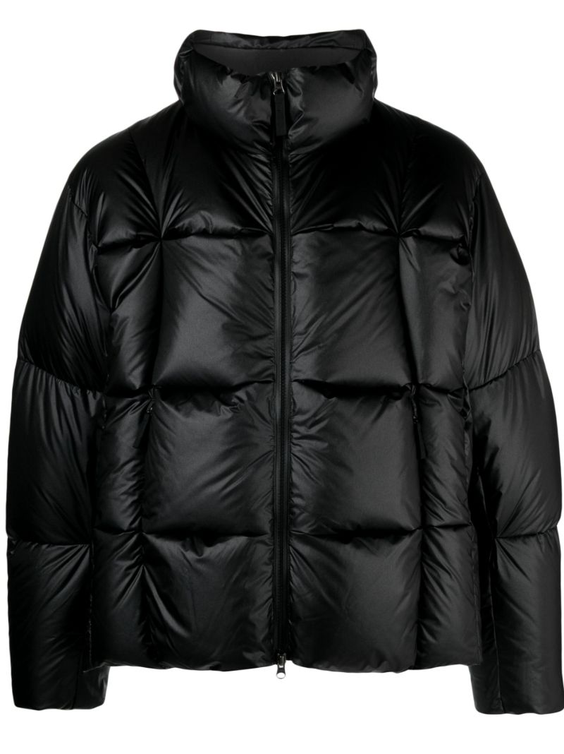 Black Stand-up Neck Down Jacket