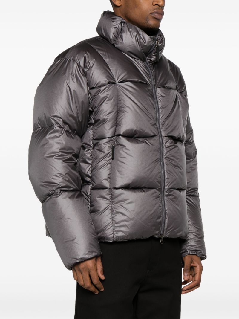Grey Three-dimensional Down Jacket