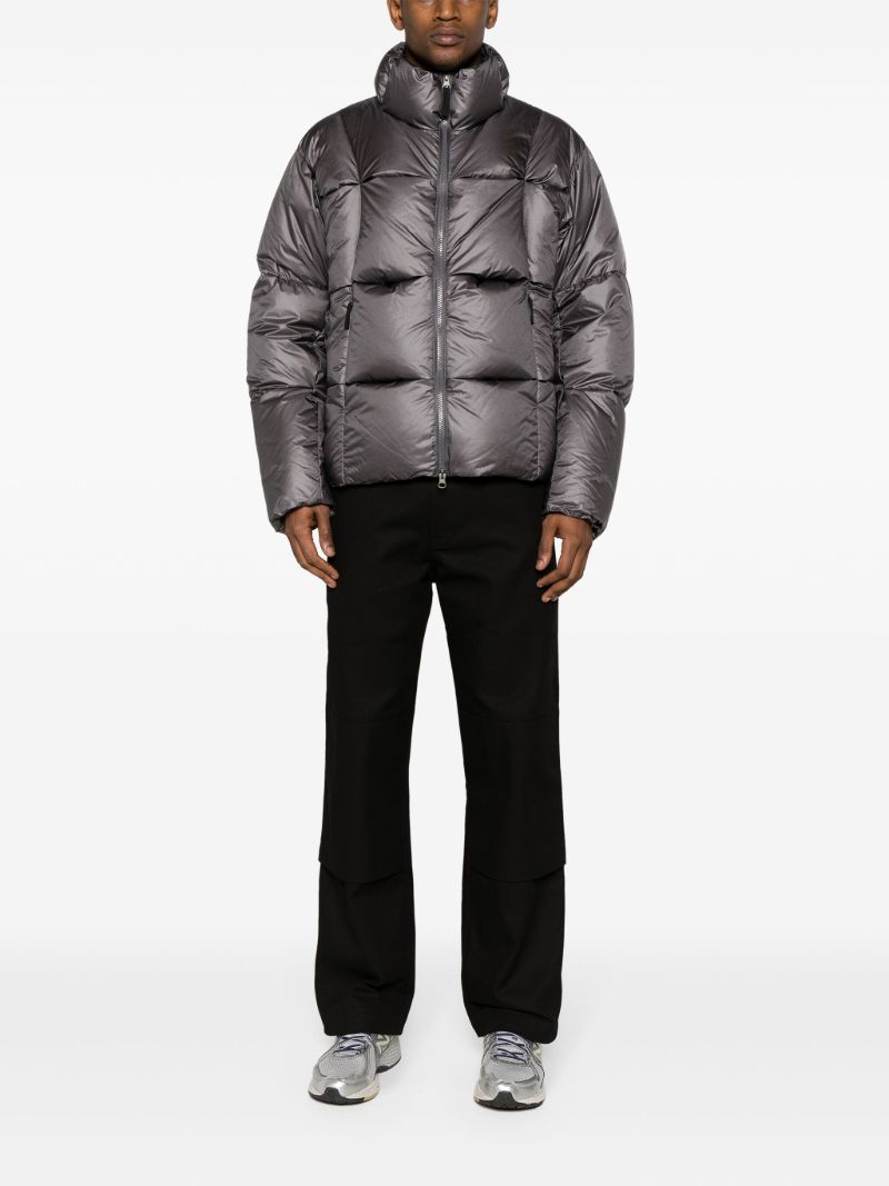Grey Three-dimensional Down Jacket