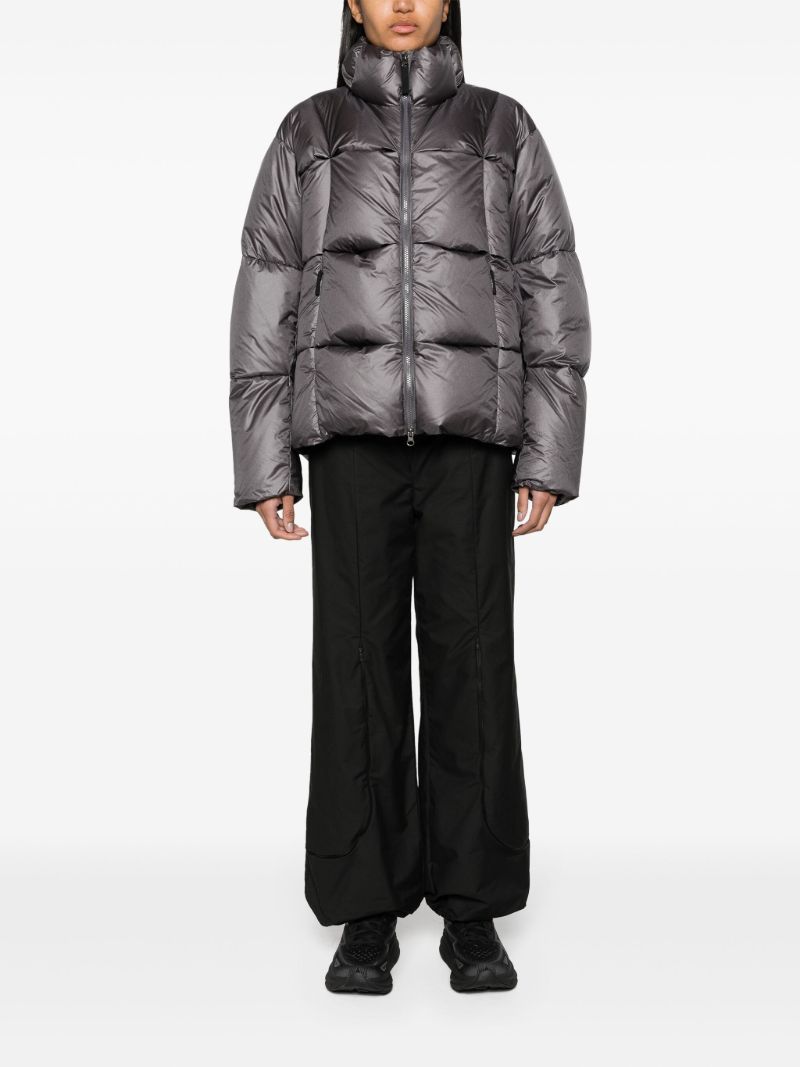 Grey Three-dimensional Down Jacket