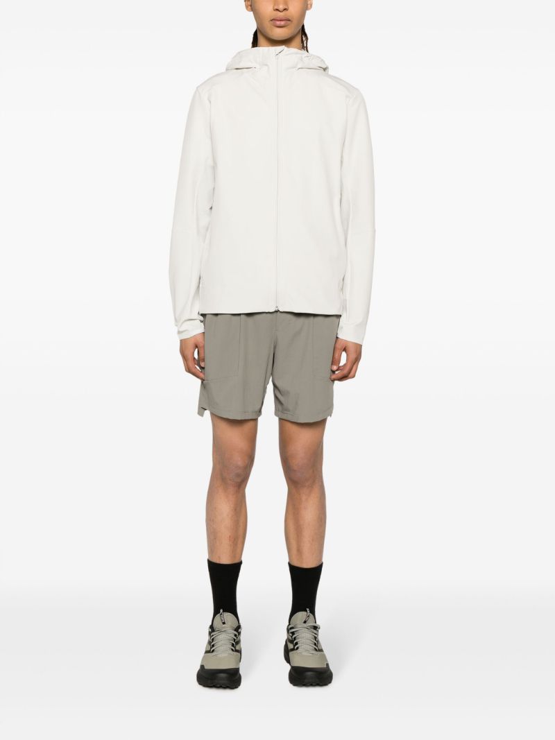 White Warp Light Packable Jacket