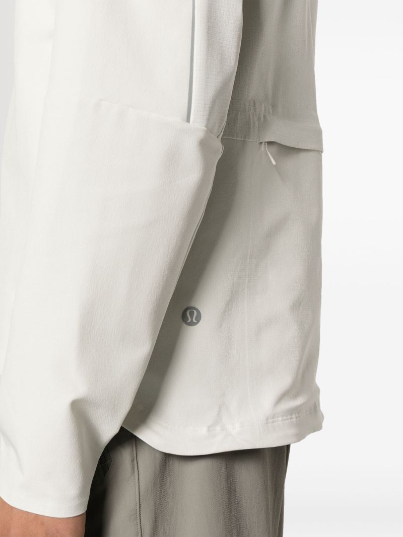 White Warp Light Packable Jacket