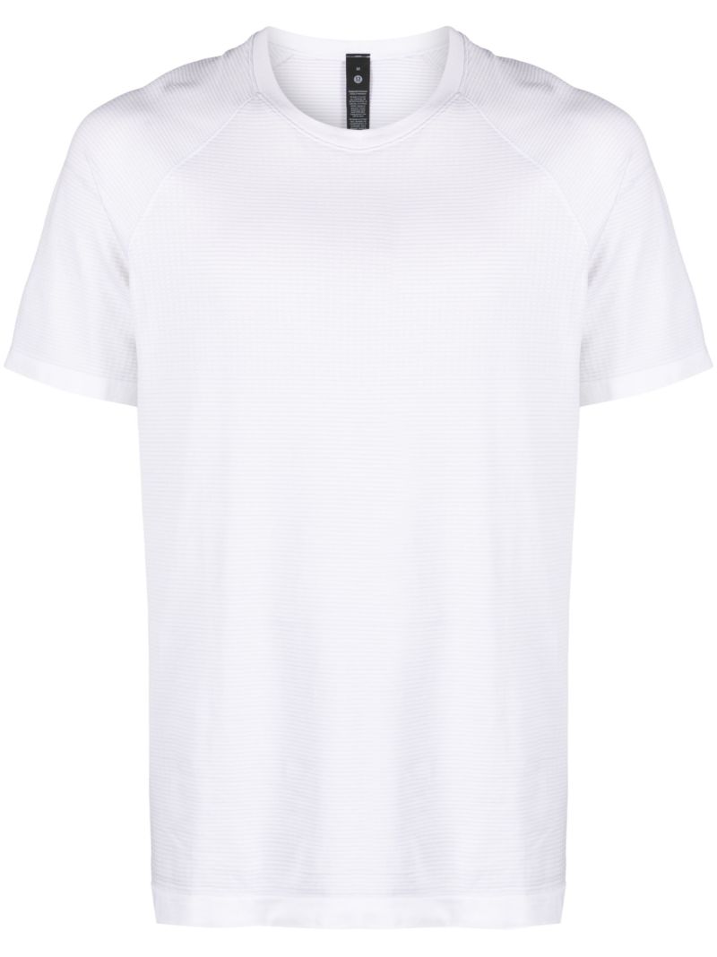 White Metal Vent Tech Short Sleeve T-shirt