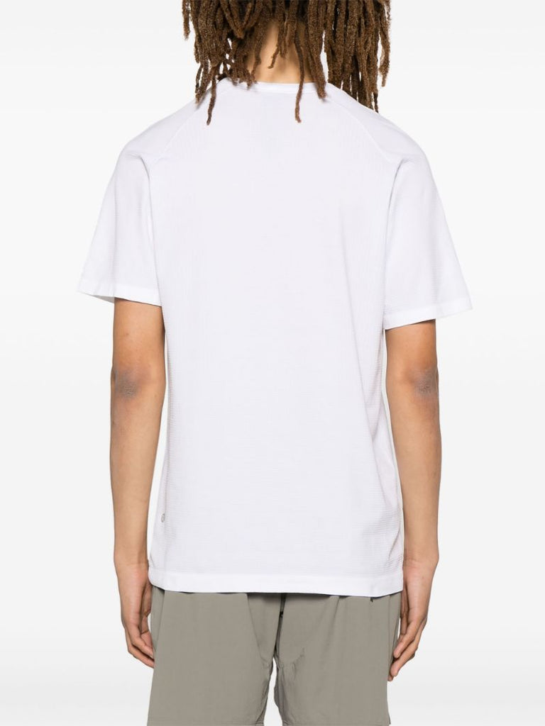 White Metal Vent Tech Short Sleeve T-shirt