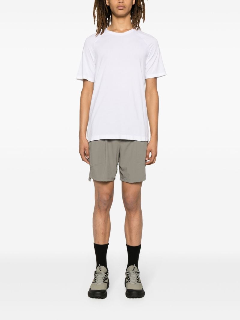 White Metal Vent Tech Short Sleeve T-shirt