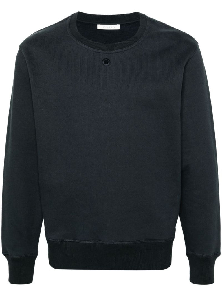 Blue Hole Cotton Hoodie